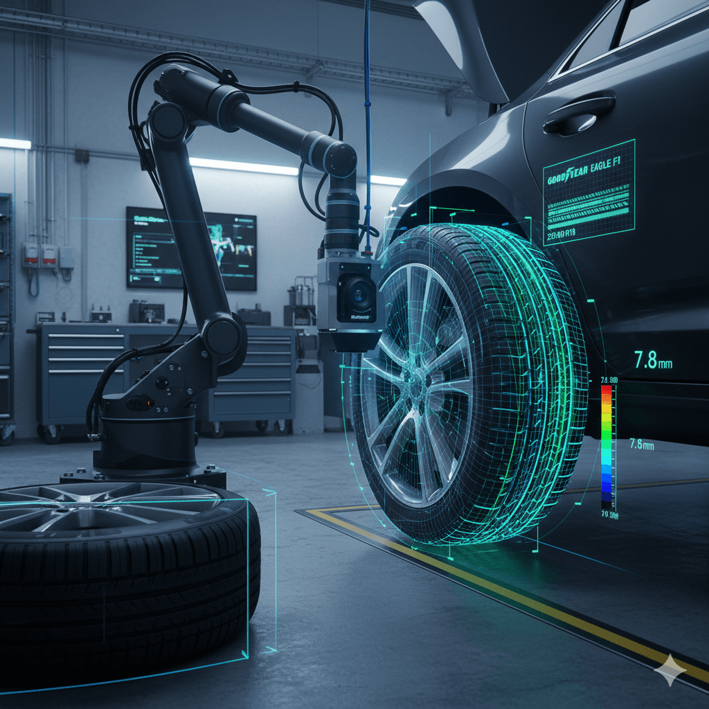 Vehicle Tyre Wall Recognition System with Computer Vision